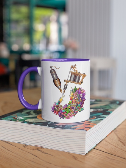 Accent Coffee Mug-Doodle Tattoo