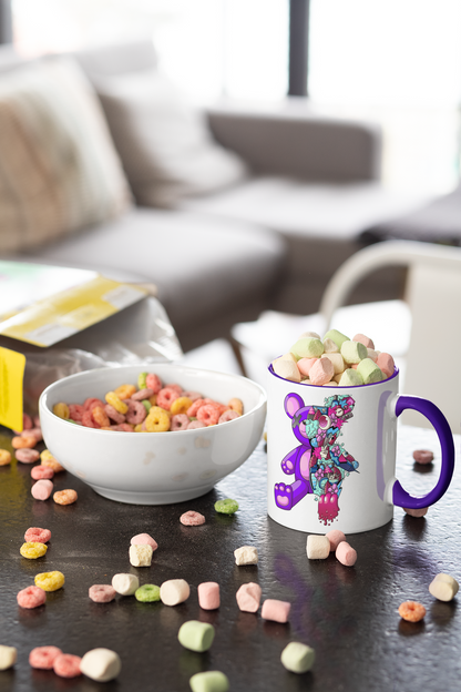 Accent Coffee Mug-Doodle Teddy