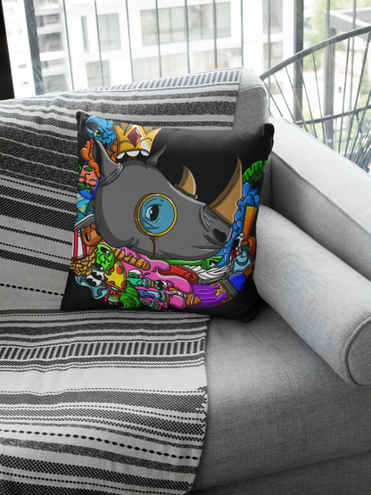 Spun Polyester Square Pillowcase