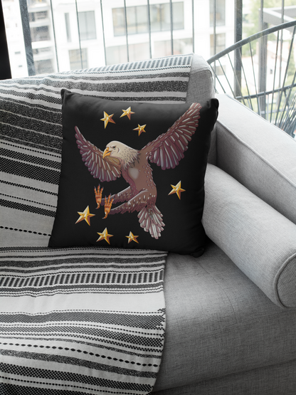 Spun Polyester Square Pillowcase